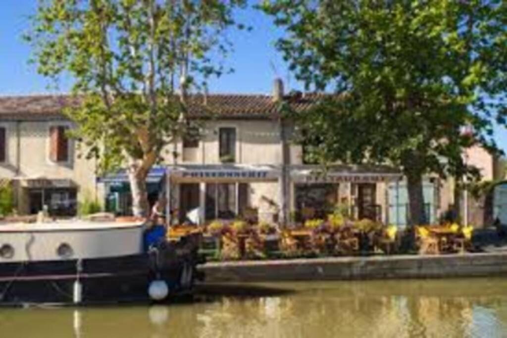 La Halte Du Canal Carcasona Exterior foto